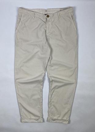 Оригінальні чоловічі вельветові штани брюки brunello cucinelli beige corduroy velvet regular pants