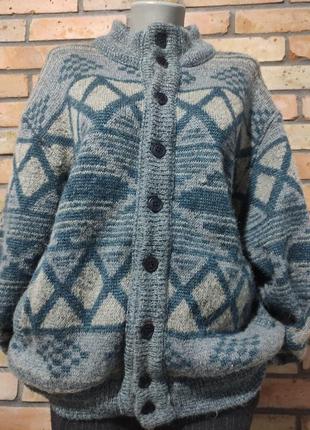 Винтаж masimo datti кофта кардиган шерсть свободного кроя.