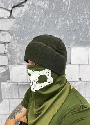Шапка флисовая oliva
