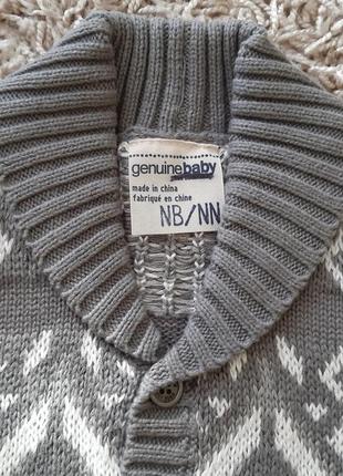 Стильный свитер, кардиган oshkosh на 3 месяца.6 фото