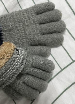 Зимові дитячі рукавиці2 фото