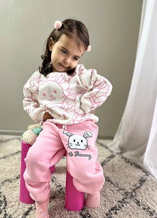 Костюм на флісі теплий трьохнитка трехнить на флисе теплый спортивный костюм