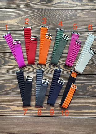 Ремінці apple watch 44mm pink sand sport loop