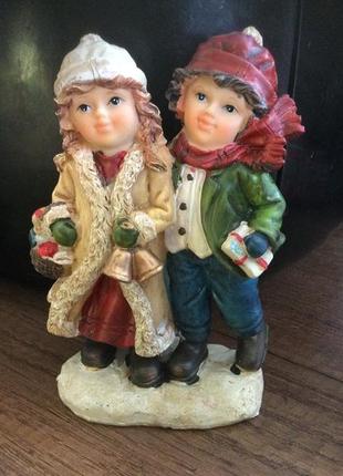 Різдвяна вінтажна статуетка3 фото