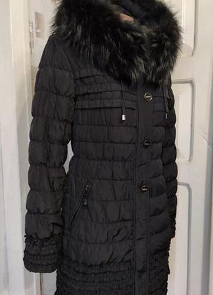 Тёплый пуховик пальто куртка.