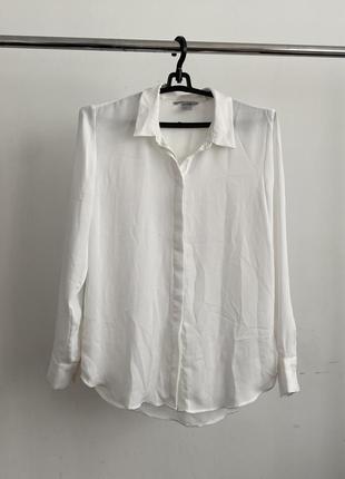 Рубашка белая h&amp;m1 фото