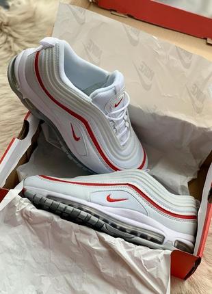 Шикарные женские унисекс nike 97 в белом цвете (весна-лето-осень)😍