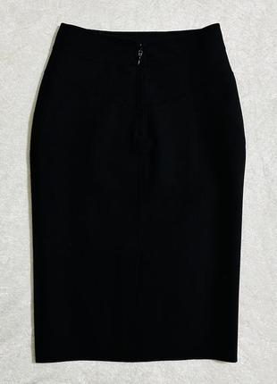 Оригинальная юбка-карандаш миди dsquared2 из натуральной шерсти6 фото