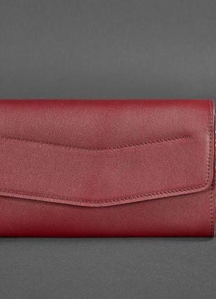 Женская кожаная сумка «элис» бордовая краст (bn-bag-7-vin)7 фото
