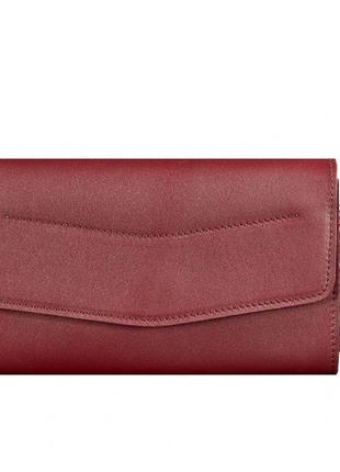 Женская кожаная сумка «элис» бордовая краст (bn-bag-7-vin)8 фото