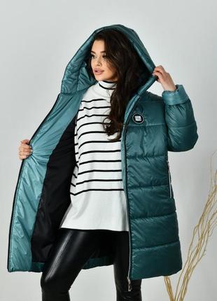 Пальто зимнее женское теплое норма батал размер 64-66, 60-62, 56-58, 52-543 фото