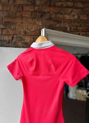 Nike dri-fit women’s pink sport polo shirt жіноче, спортивне поло3 фото