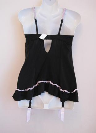 Бюст корсет пеньюар пуш-ап подтяжки ann summers новый m