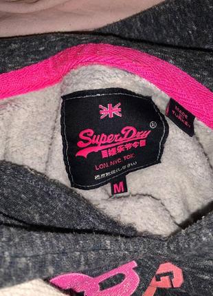 Теплая худи superdry4 фото