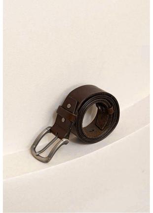 Мужской ремень 40 мм коричневый