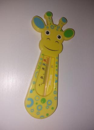 Дитячий термометр для води "жираф"1 фото