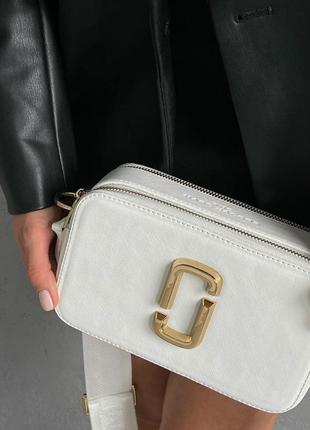 Женская сумка marc jacobs total printed gold