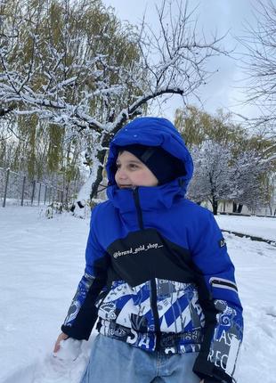 Зимова термо куртка just play для хлопчика 146-164 підліткова