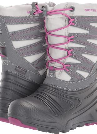 Зимние детские сапожки размер 33 merrell snow quest lite 3.0. размер 33