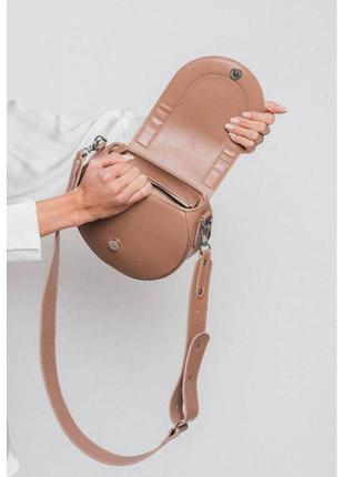 Женская кожаная сумка mandy карамель краст7 фото
