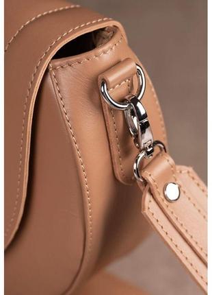 Женская кожаная сумка mandy карамель краст8 фото