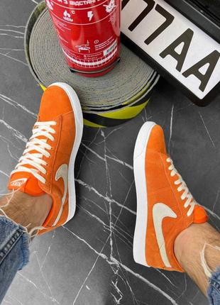 Кроссовки nike orange2 фото