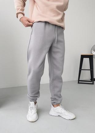 Чоловічі спортивні штани на флісі1 фото