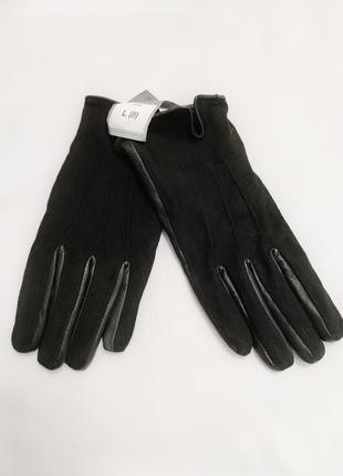 New жіночі утеплені рукавички шкіра замш 8 розмір германія/7071/