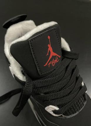 Nike air jordan 4 retro « bred » fur4 фото