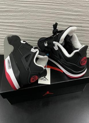 Nike air jordan 4 retro « bred » fur5 фото