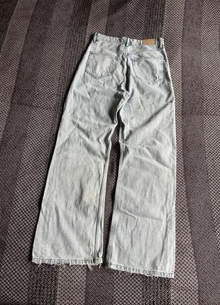 Bershka 90s wide collection distressed baggy jeans джинсы брюки оригинал бы у