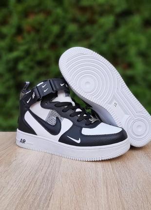 Кроссовки мех зимние nike air force2 фото