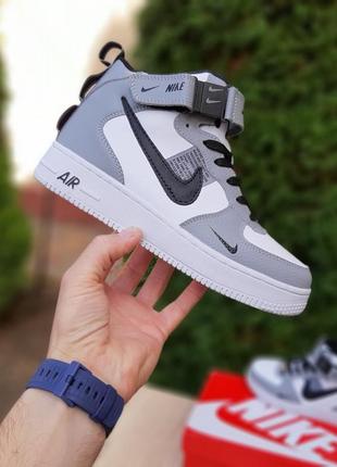 Кроссовки мех зимние nike air force8 фото