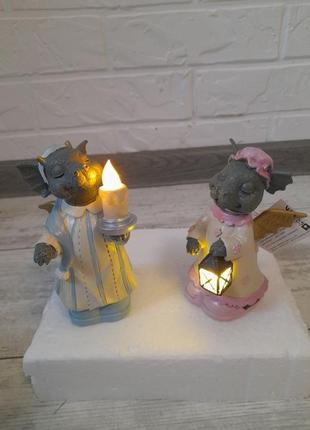 Декоративные фигурки драконов, ночник светодиодный, декор