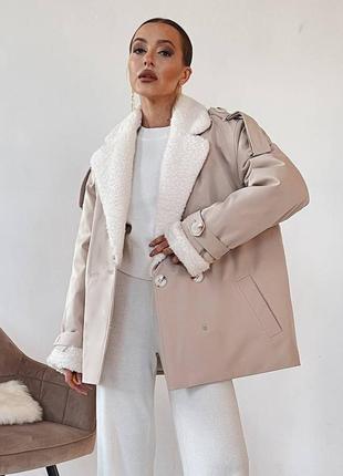 Пальто-парка, жіноче зимове пальто, виробник україна