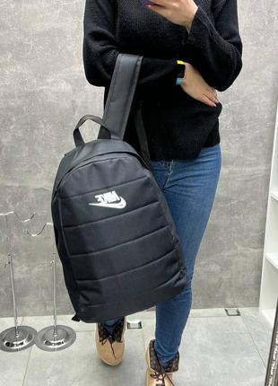 Черный практичный стильный качественный рюкзак унисекс7 фото
