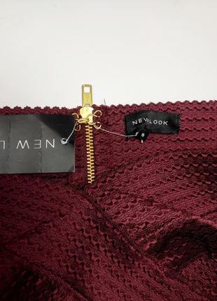Сукня футляр міді жіноча бандажна з відкритими плечами від бренду new look s4 фото