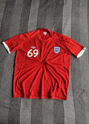 Umbro x england  x fanki football jersey футболка спортивна футбольна оригінал б у