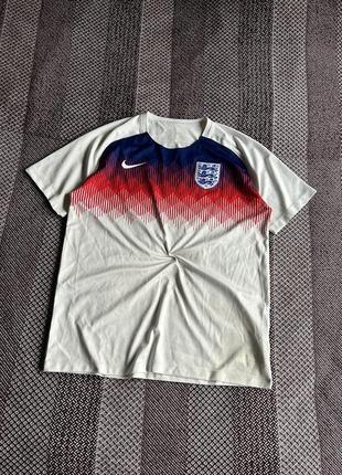 Nike x england football jersey футболка спортивна футбольна оригінал б у1 фото