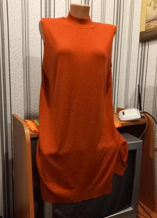 Трикотажна сукня-туніка без рукавів 56-60р2 фото