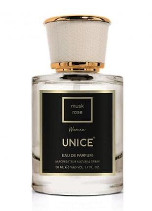 Жіноча парфумована вода unice musk rose, 50 мл