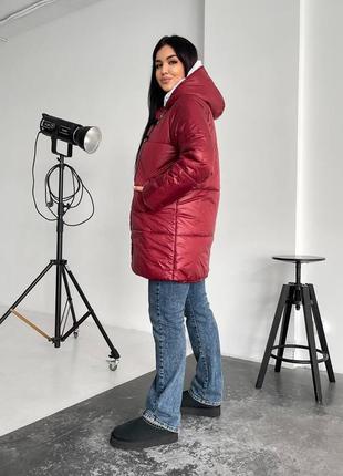 Жіноча зимова куртка,женская зимняя тёплая куртка,тепла,балонова,балоновая,стьобана,стёганая7 фото