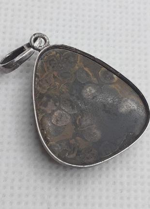Кулон серебро натуральный камень2 фото