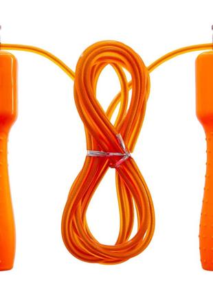 Скакалка с электронным счетчиком sp-sport  2,7м оранжевый1 фото