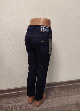 Джинси на утеплювачі, вузькі джинсові штани, слім-фіт6 фото