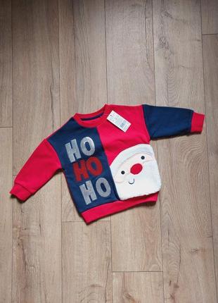 Світшот товстовка светр реглан джемпер новорічний різдвяний свитшот толстовка свитер новогодний1 фото