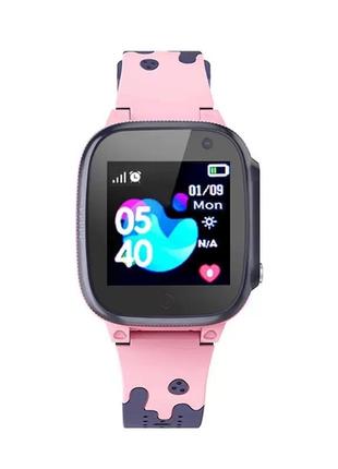 Детские умные смарт часы baby smart watch q15 c камерой и gps розовые2 фото