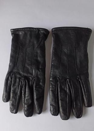 Кожаные перчатки livergy  из козьей кожи