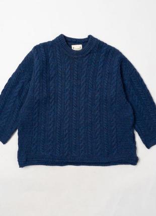 Carraig donn vintage wool knitted sweater женский свитер