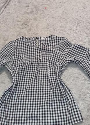 Блуза сорочка блузка кофта клітинка рубашка
